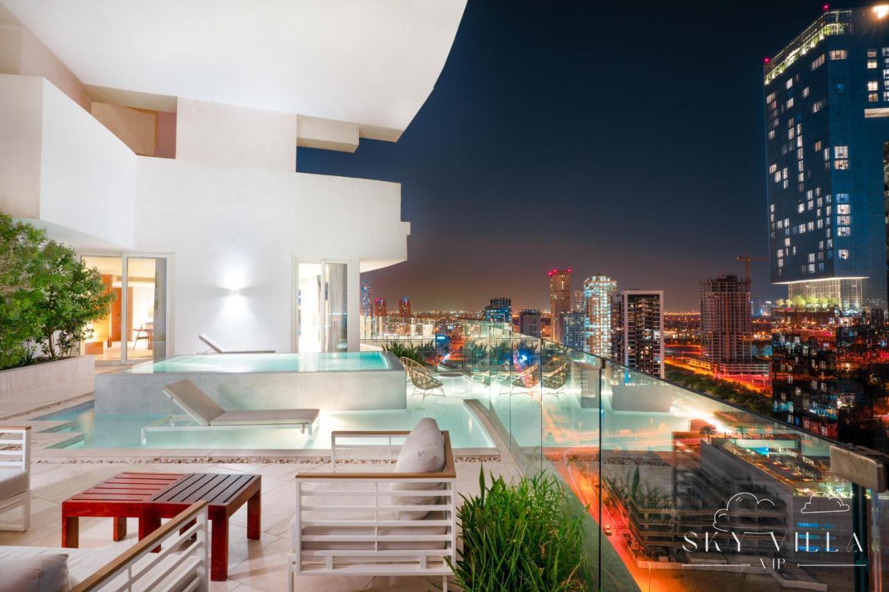 Five Jumeirah Village - Luxury Sky Villa Private Pool Дубай Екстериор снимка